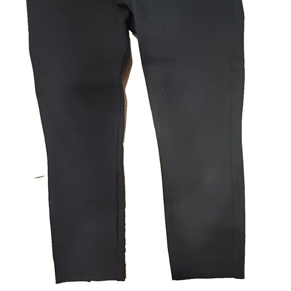 Spanx Black Skinny Leg Ponte Knit Cropped Pants 29.5" Waist Petite Women's MP - Picture 4 of 12